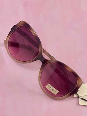 BCBGeneration Women's Oversized Burgundy Gradient Sunglasses